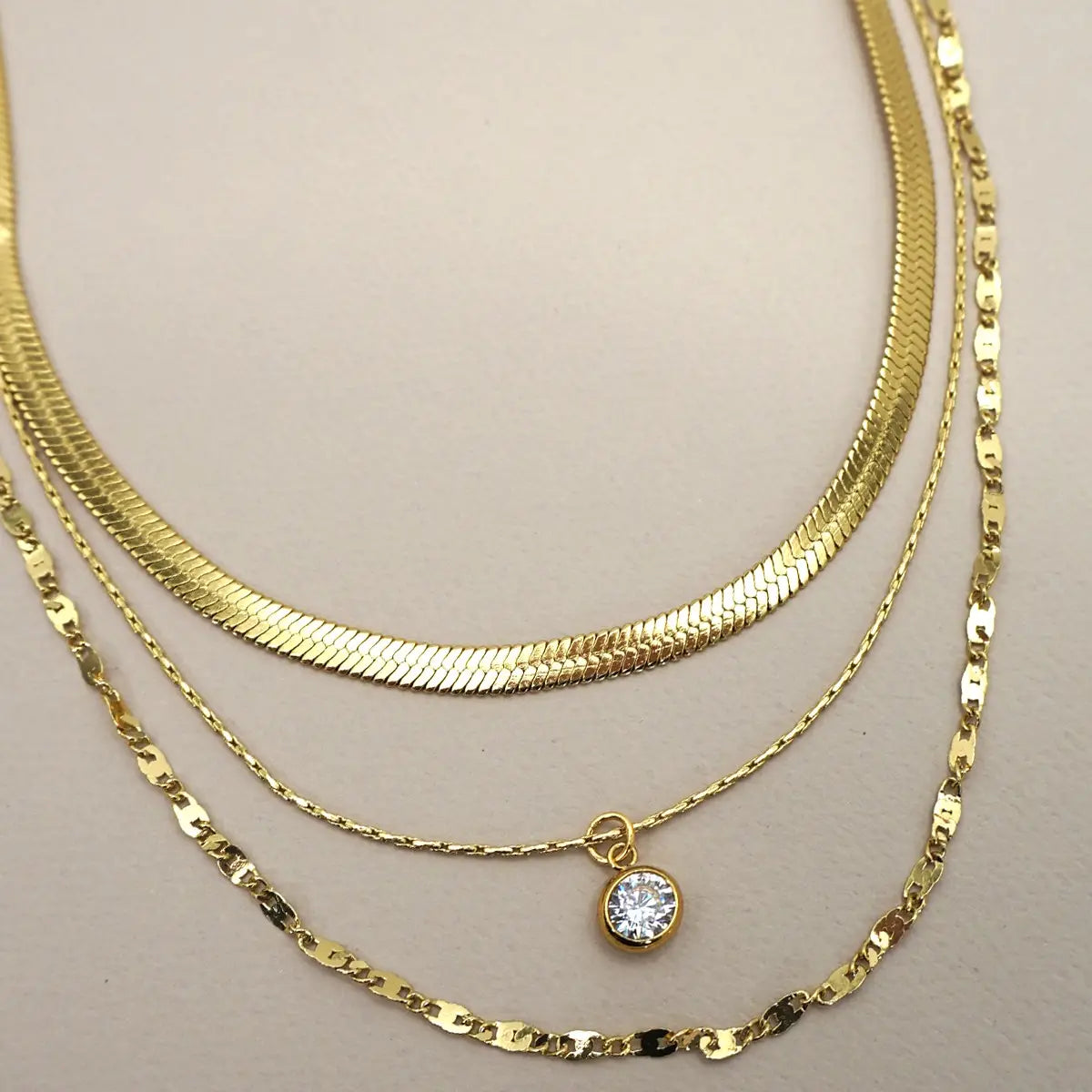 Triple Layered Necklace
