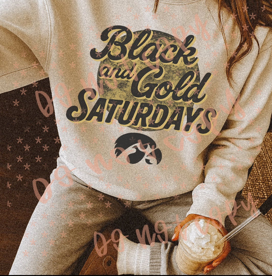 Black & Gold Saturdays Crewneck