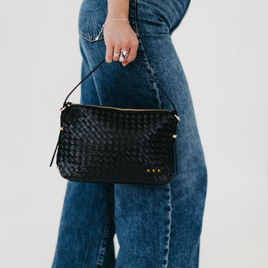 Harper Black Hobo Shoulder Bag