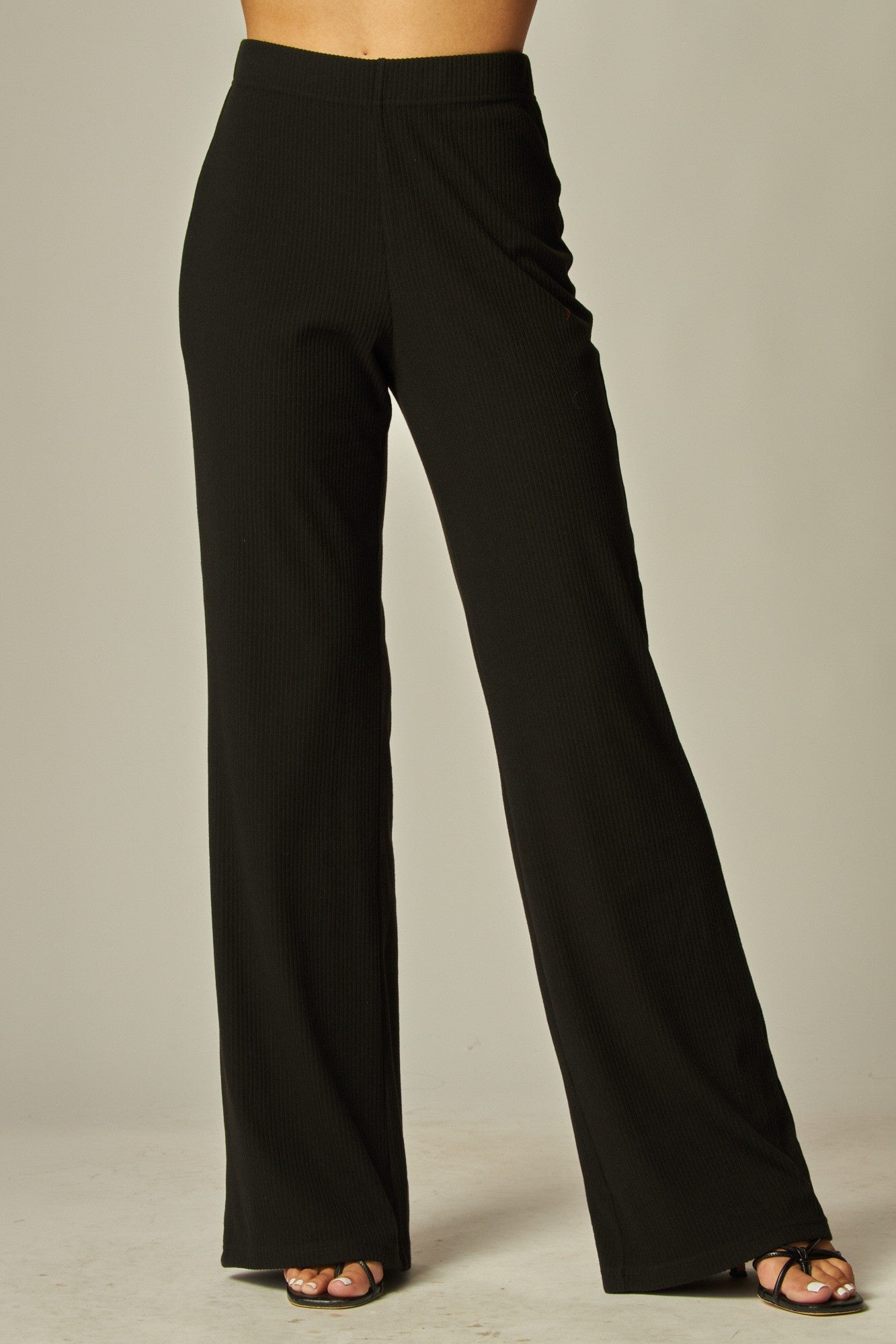 Iris Ribbed Wide Leg Pants