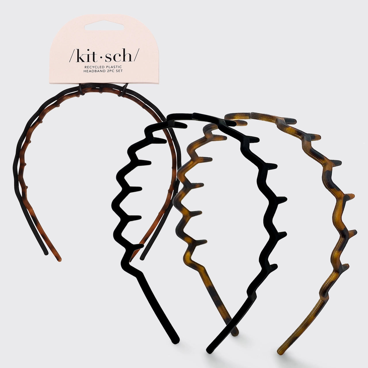 Black & Tort Zig Zag Headbands