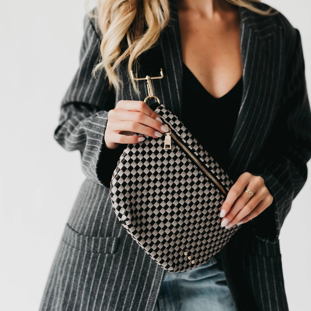 Westlyn Black/Grey Checkered