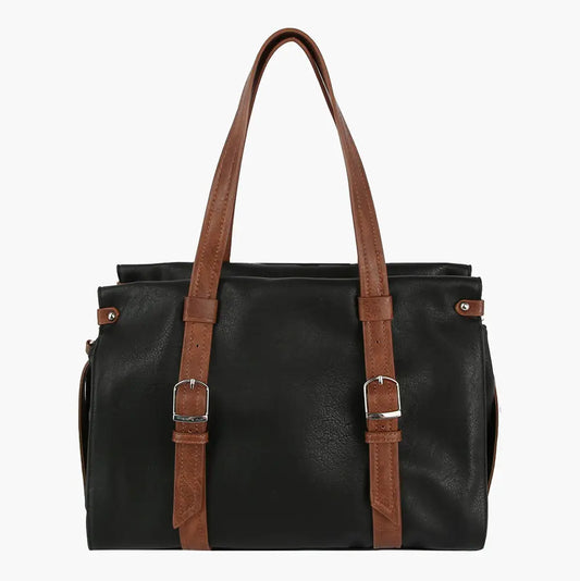 Black Satchel Tote