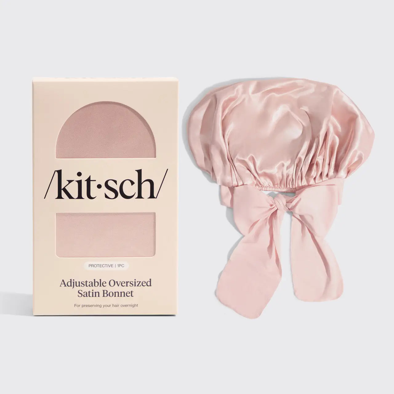 Blush Satin Bonnet