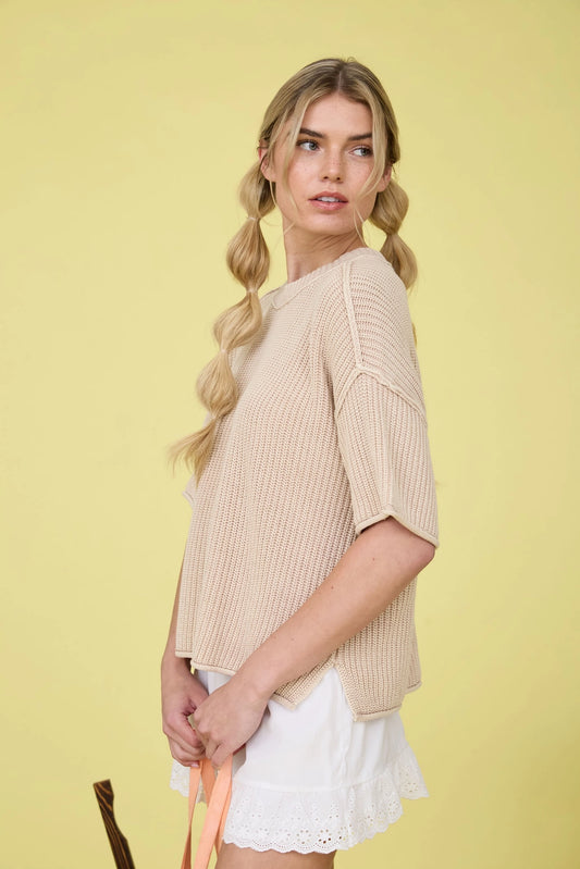 Blythe Raw Edge Sweater