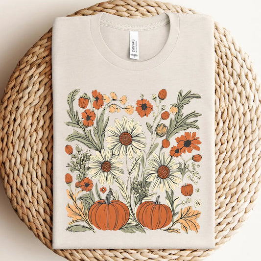 Boho Flower Fall Graphic Tee