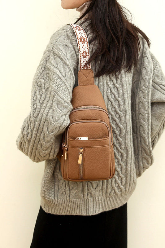 Victoria Camel Sling Bag