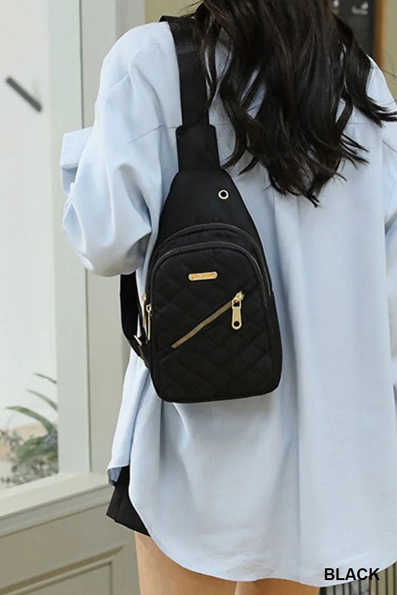 Carsynn Quilted Sling Bag