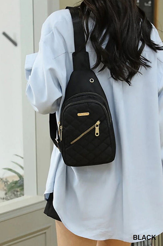 Carsynn Quilted Sling Bag