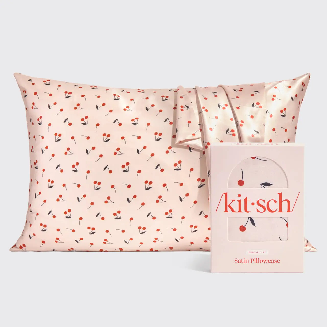 Cherry Satin Pillowcase