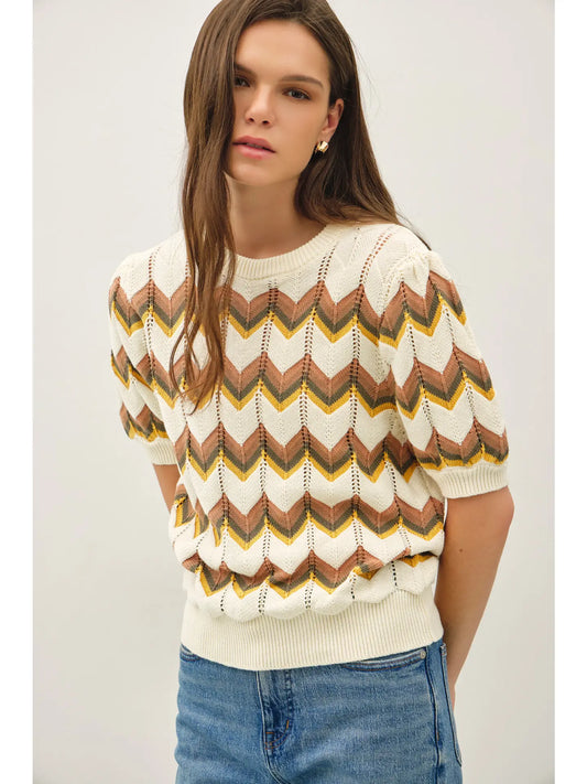Kamryn Chevron Sweater
