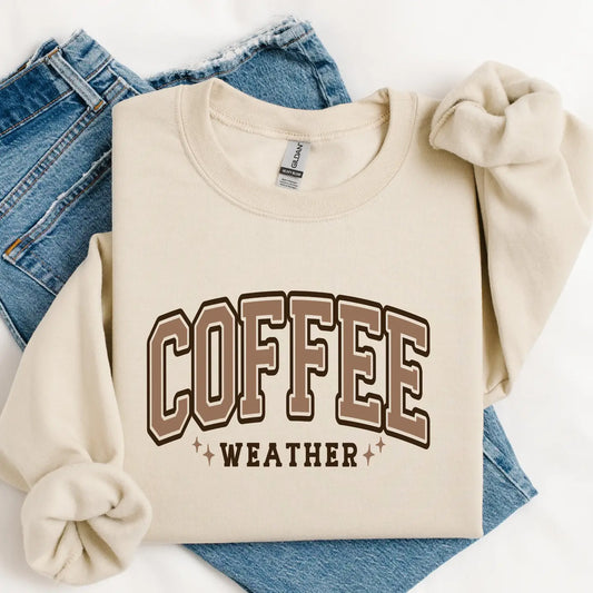 Coffee Weather Graphic Crewneck
