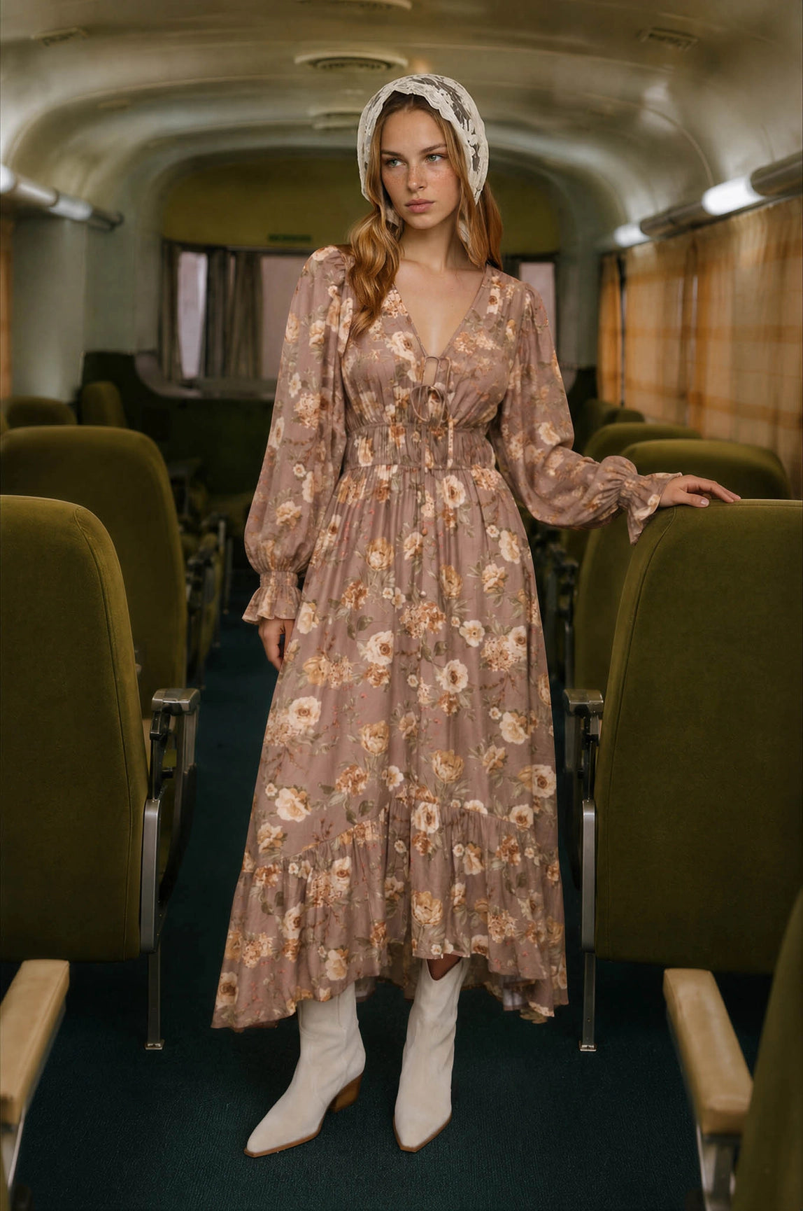 Looking Fabulous in Floral Dress