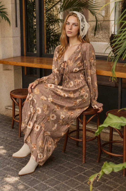 Looking Fabulous in Floral Dress