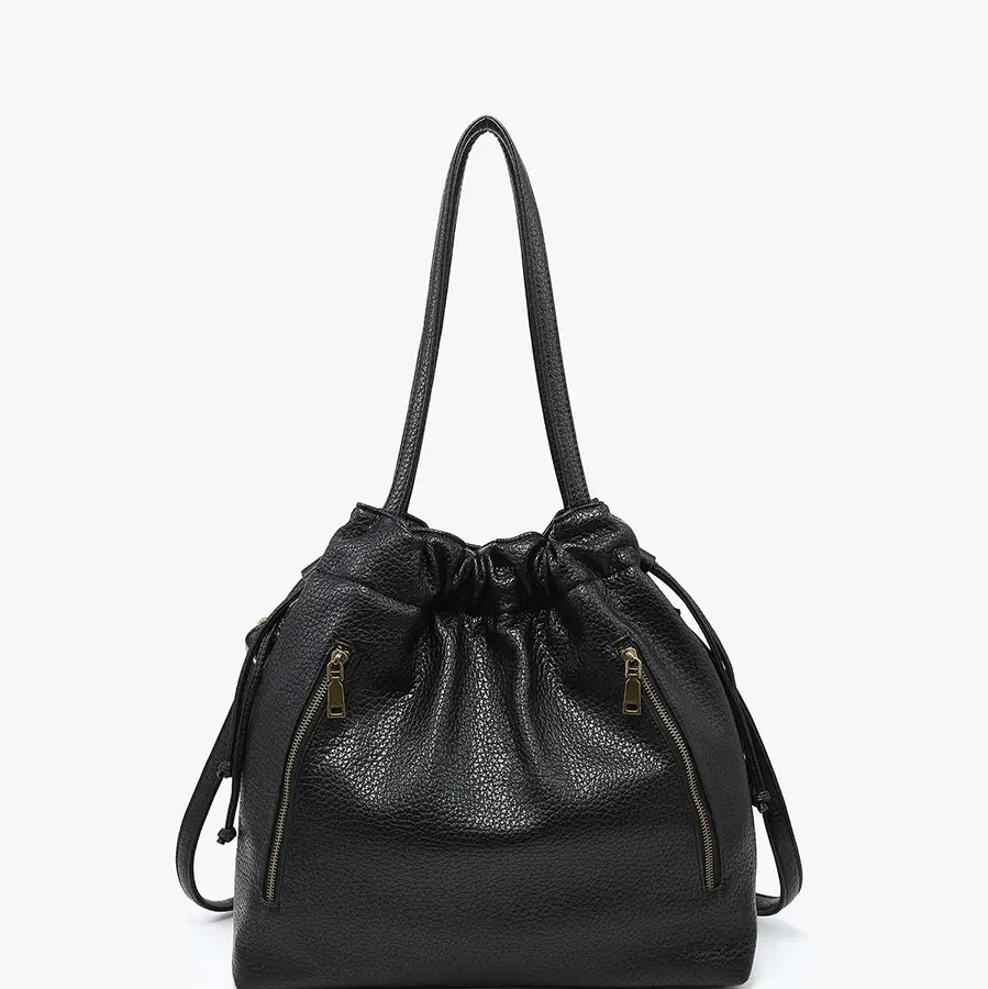 Finley Distressed Drawstring Tote