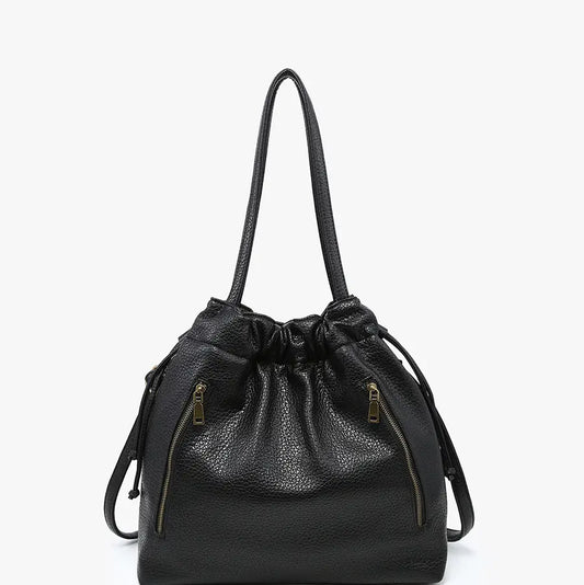 Finley Distressed Drawstring Tote