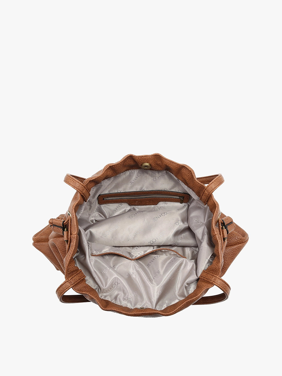 Finley Distressed Drawstring Tote