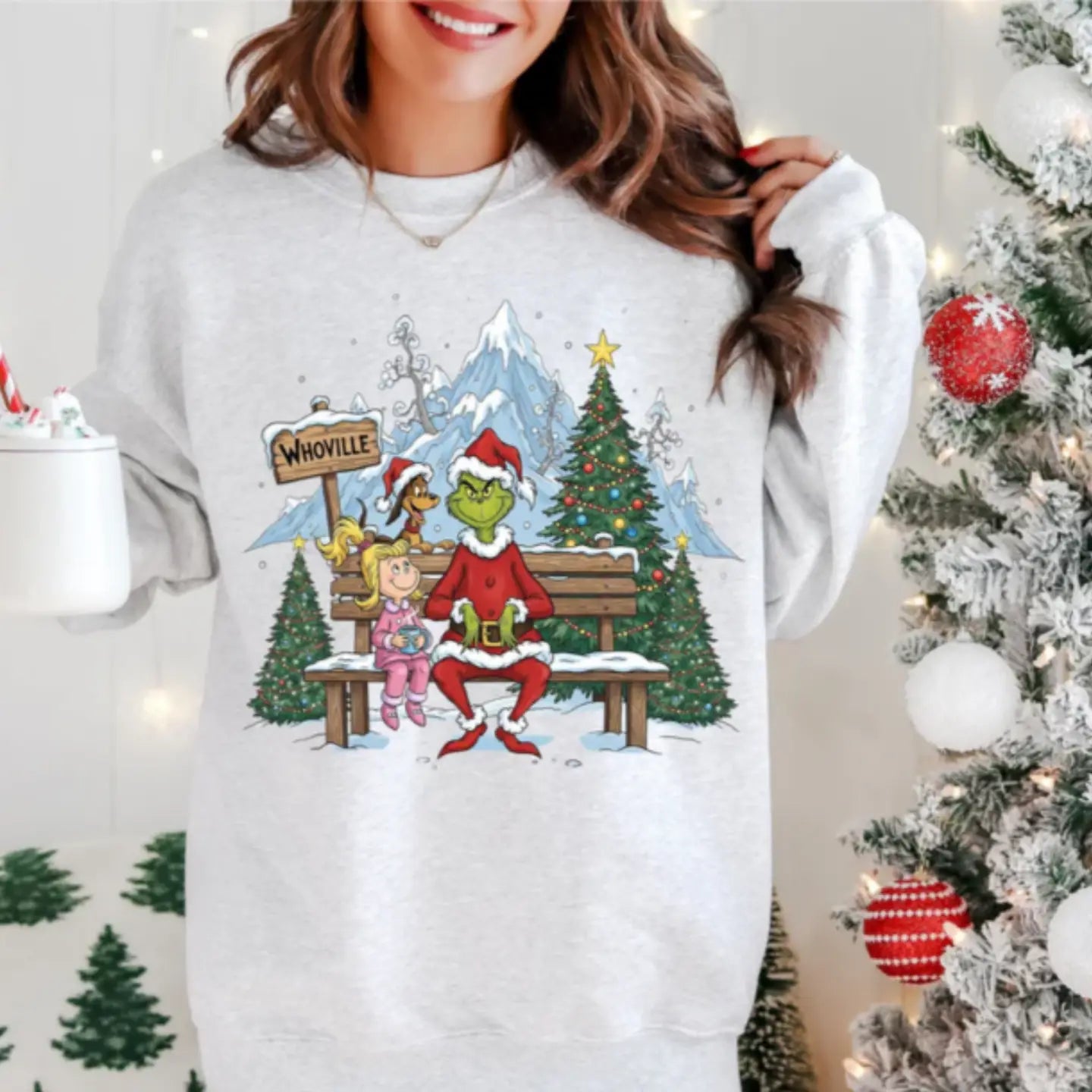 Grinch in Whoville Pullover