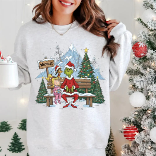Grinch in Whoville Pullover