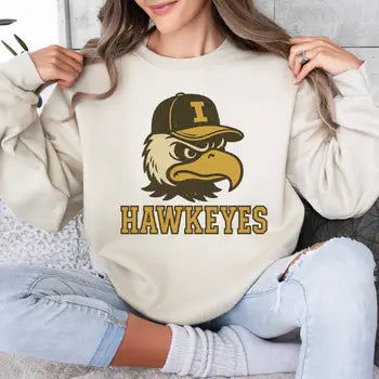 Hawkeyes Retro Crewneck