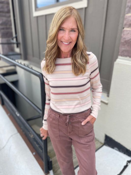 Stacy Autumn Striped Top