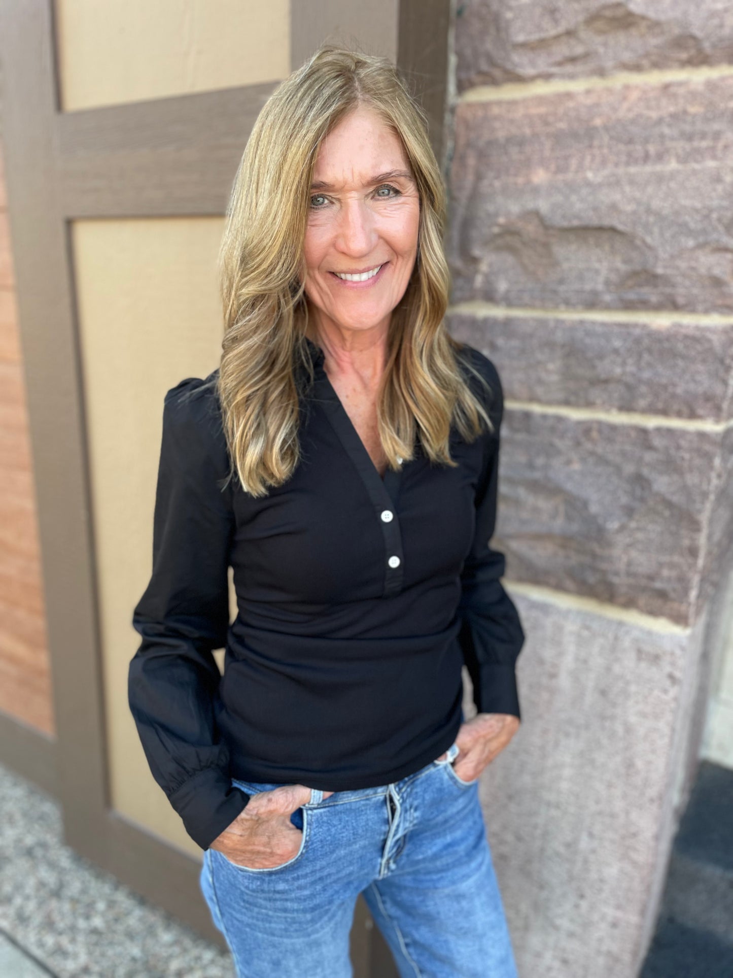 Darbie Ribbed Blouse
