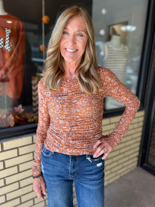 Telsie Mesh Top