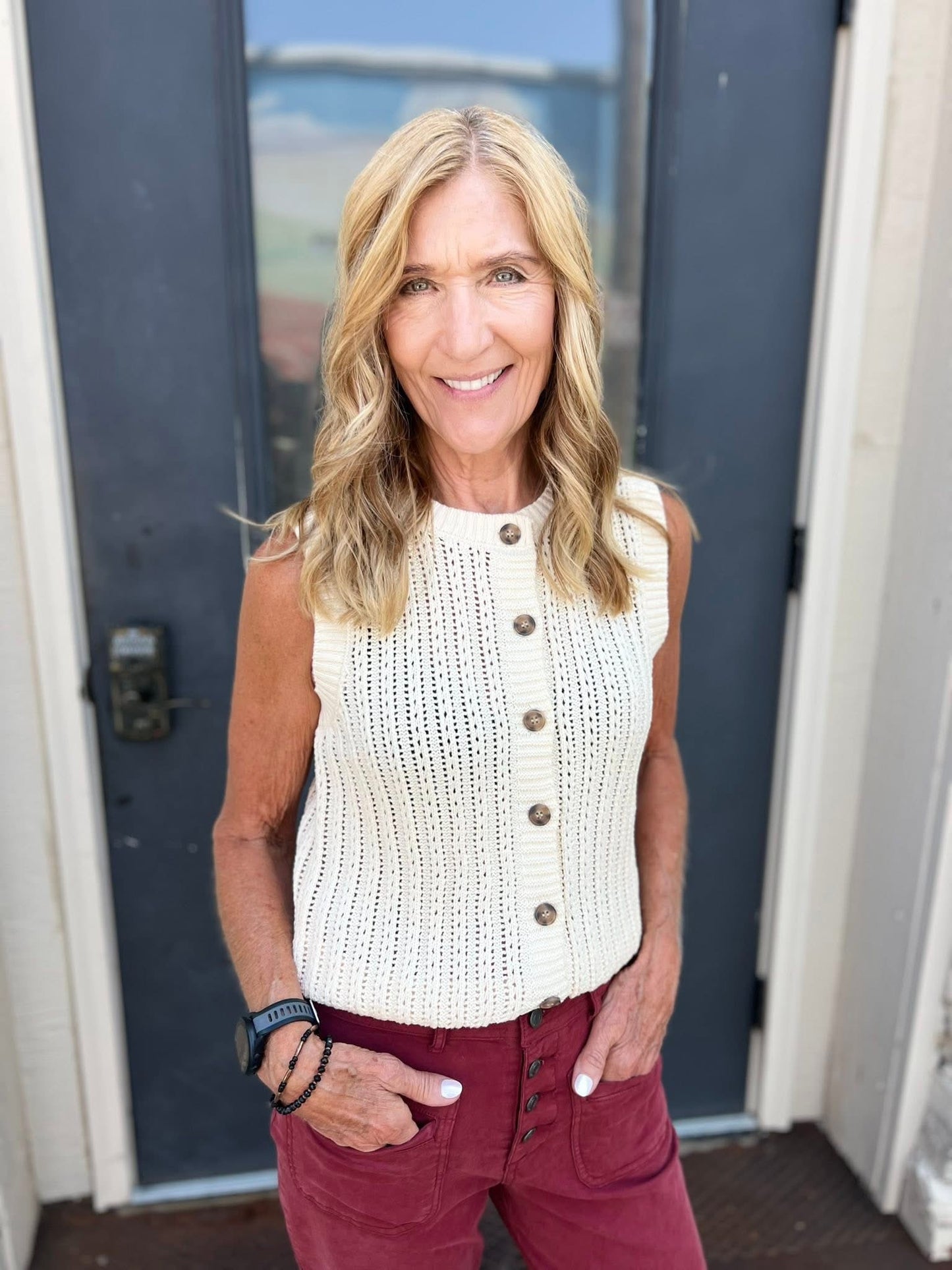 Ziva Button Down Cardigan
