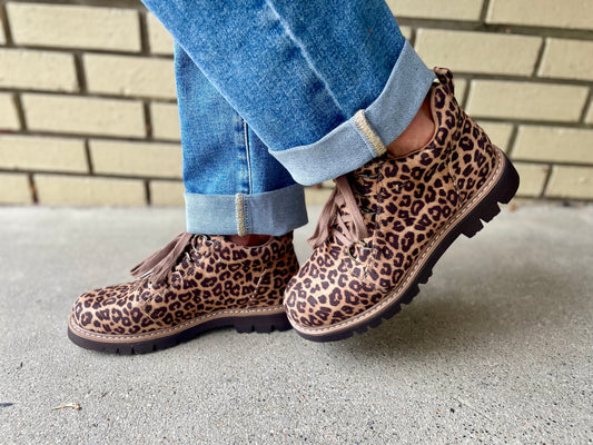 Corkys Leopard Campfire Boots