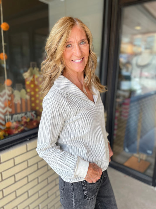 Taryn Collared Top