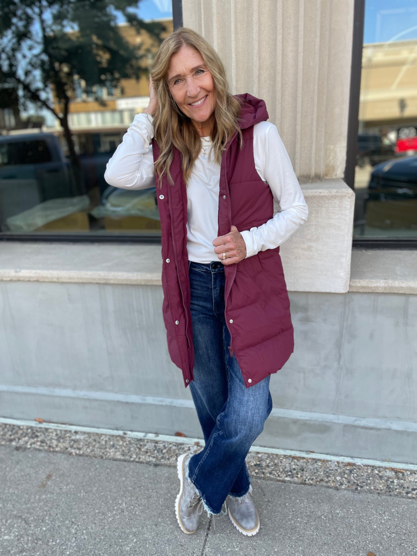 Hailey Hooded Puffer Vest