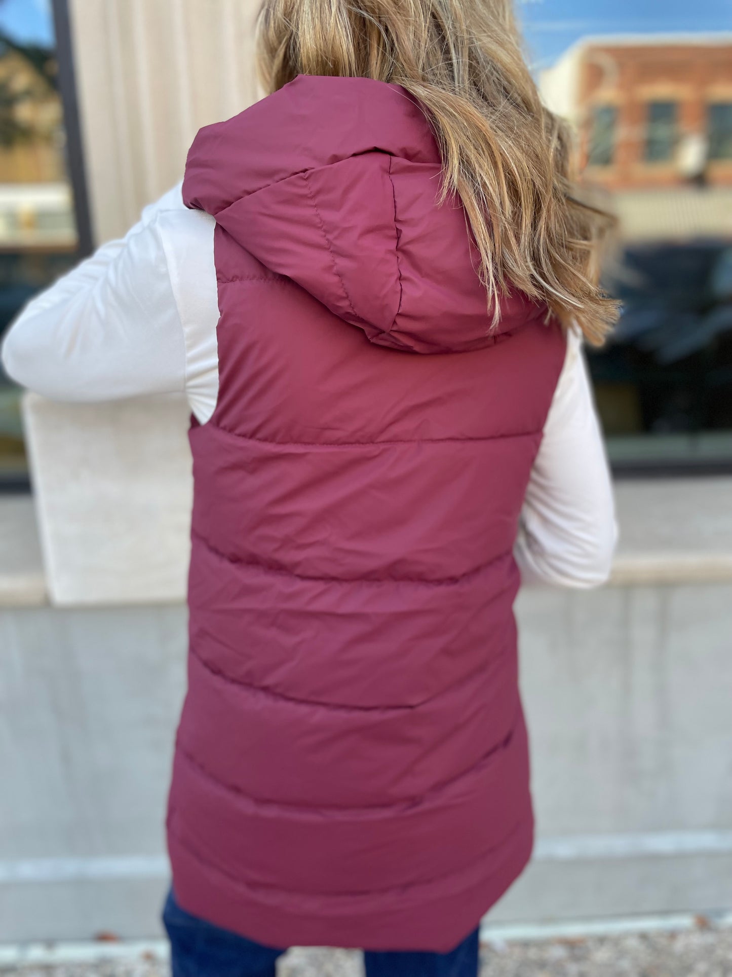 Hailey Hooded Puffer Vest