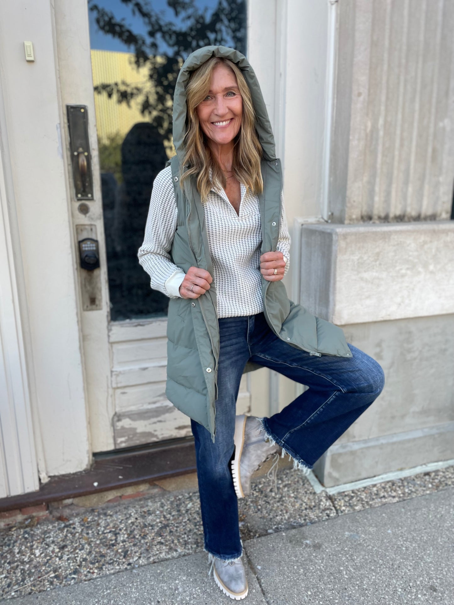 Hailey Hooded Puffer Vest