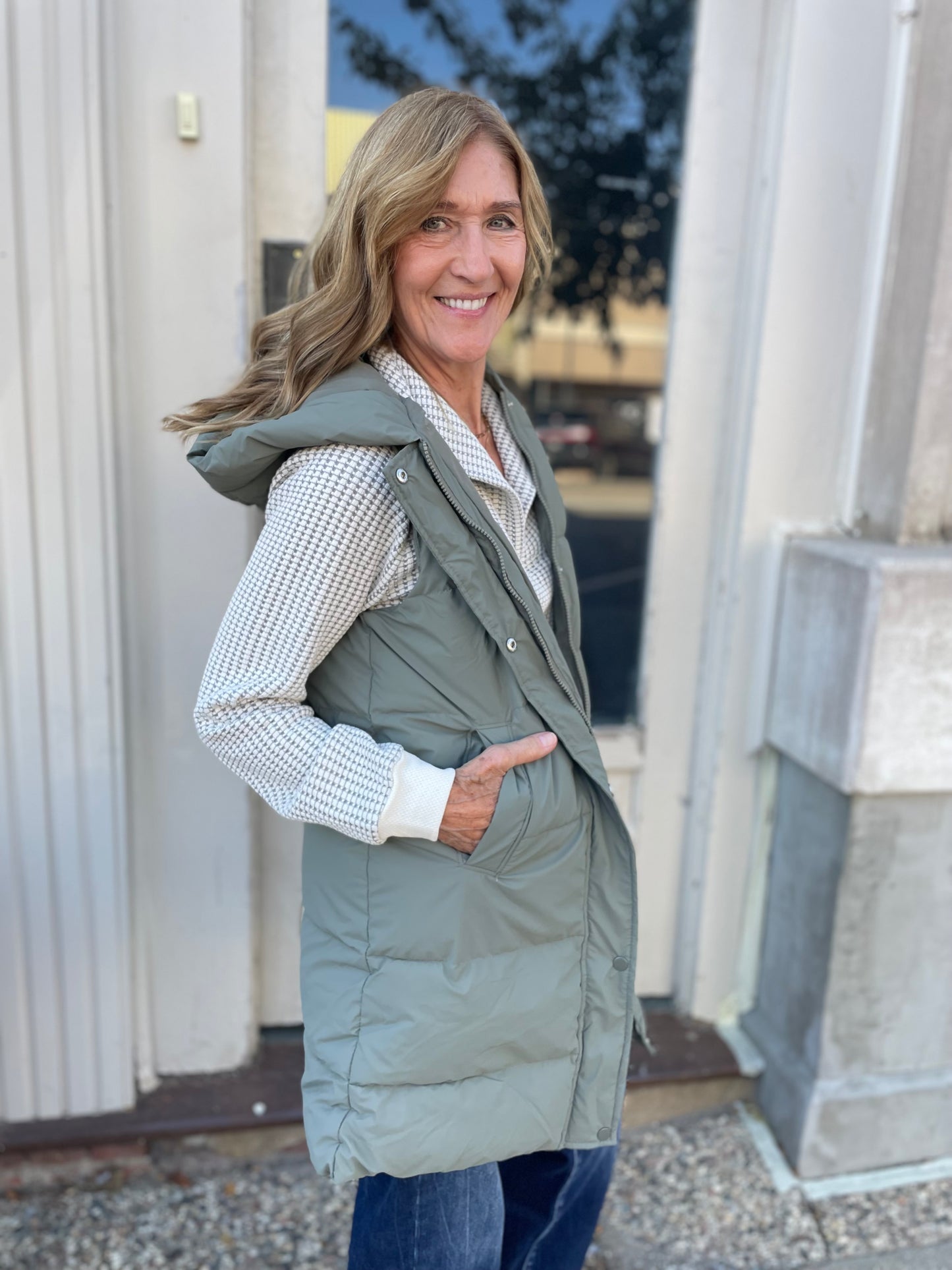 Hailey Hooded Puffer Vest