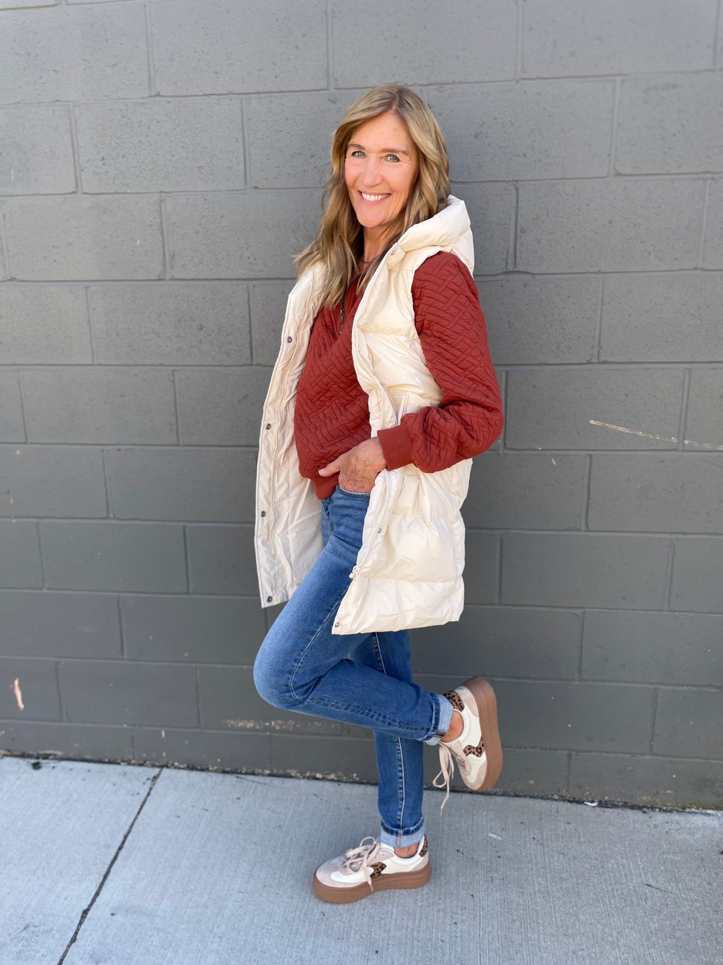 Hailey Hooded Puffer Vest