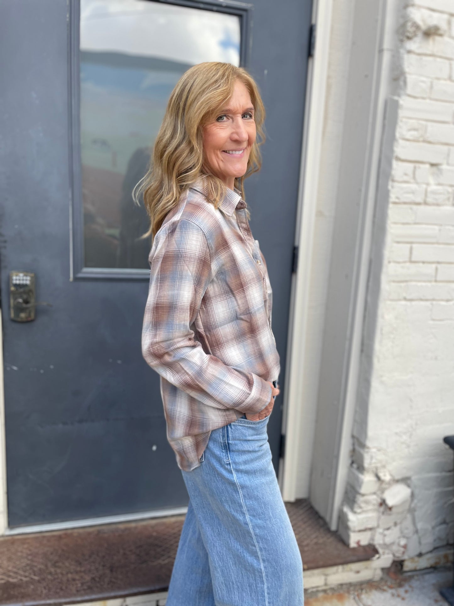 Cambell Plaid Button Up