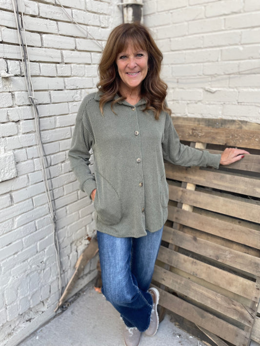 Shelby Ribbed Shacket