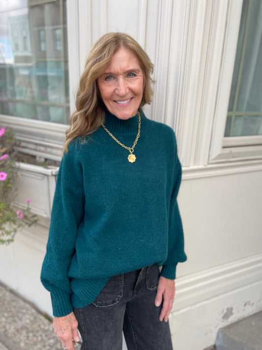 Asher Mock Neck Sweater