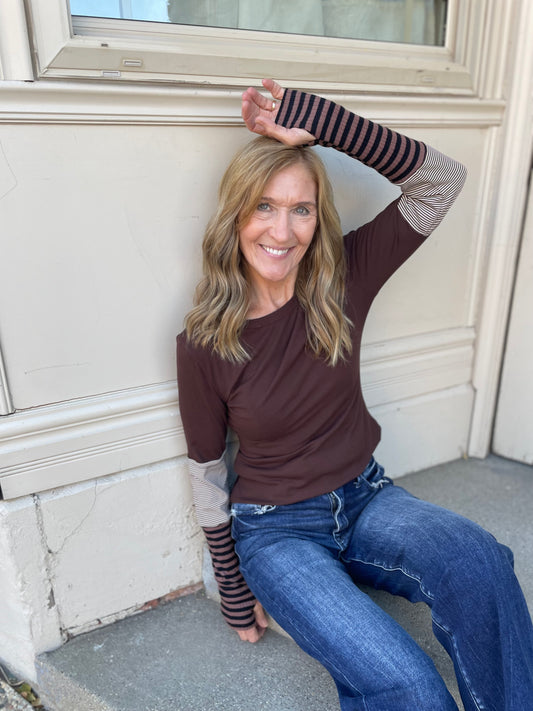 Addi Color Block W/Thumbhole