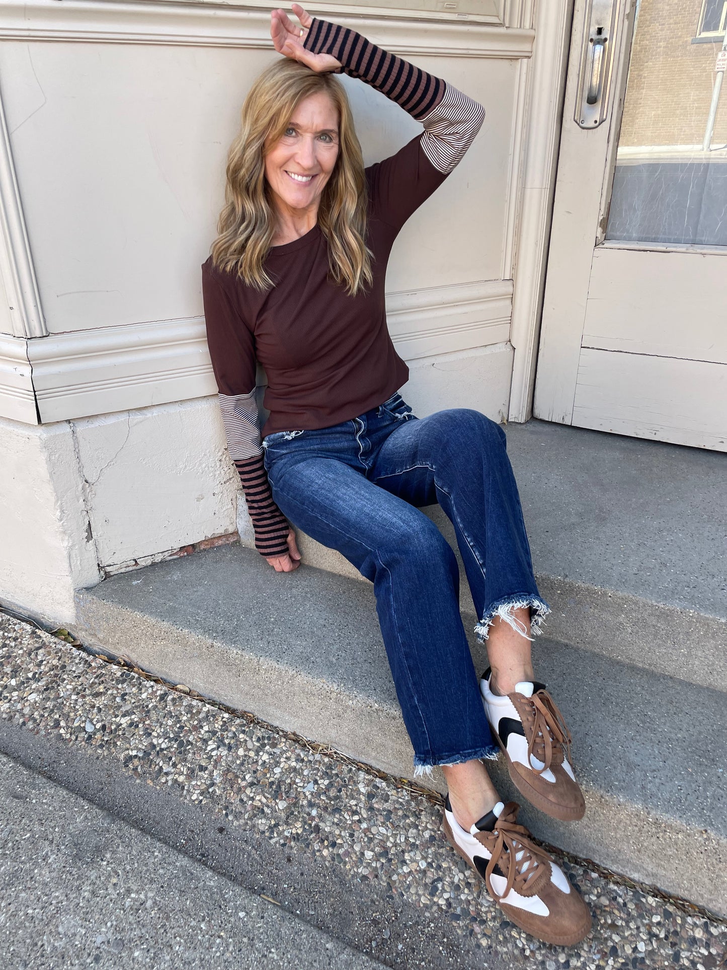 Addi Color Block W/Thumbhole