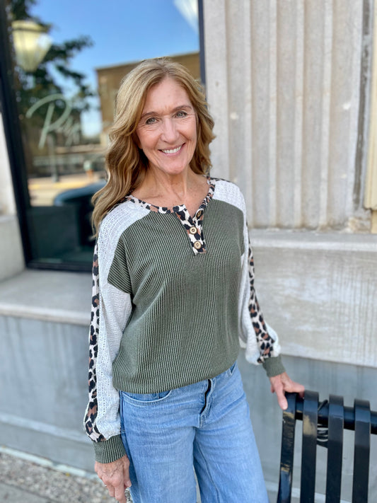 Amber Multi Detail Pullover