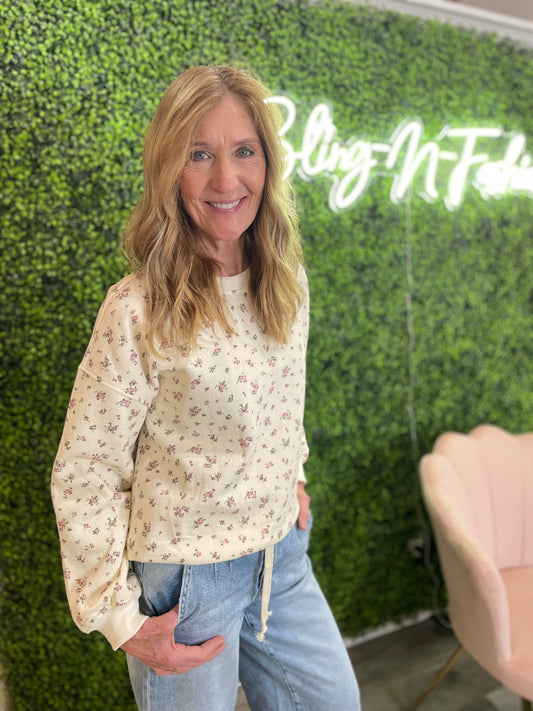 Crissy Floral Crew Neck