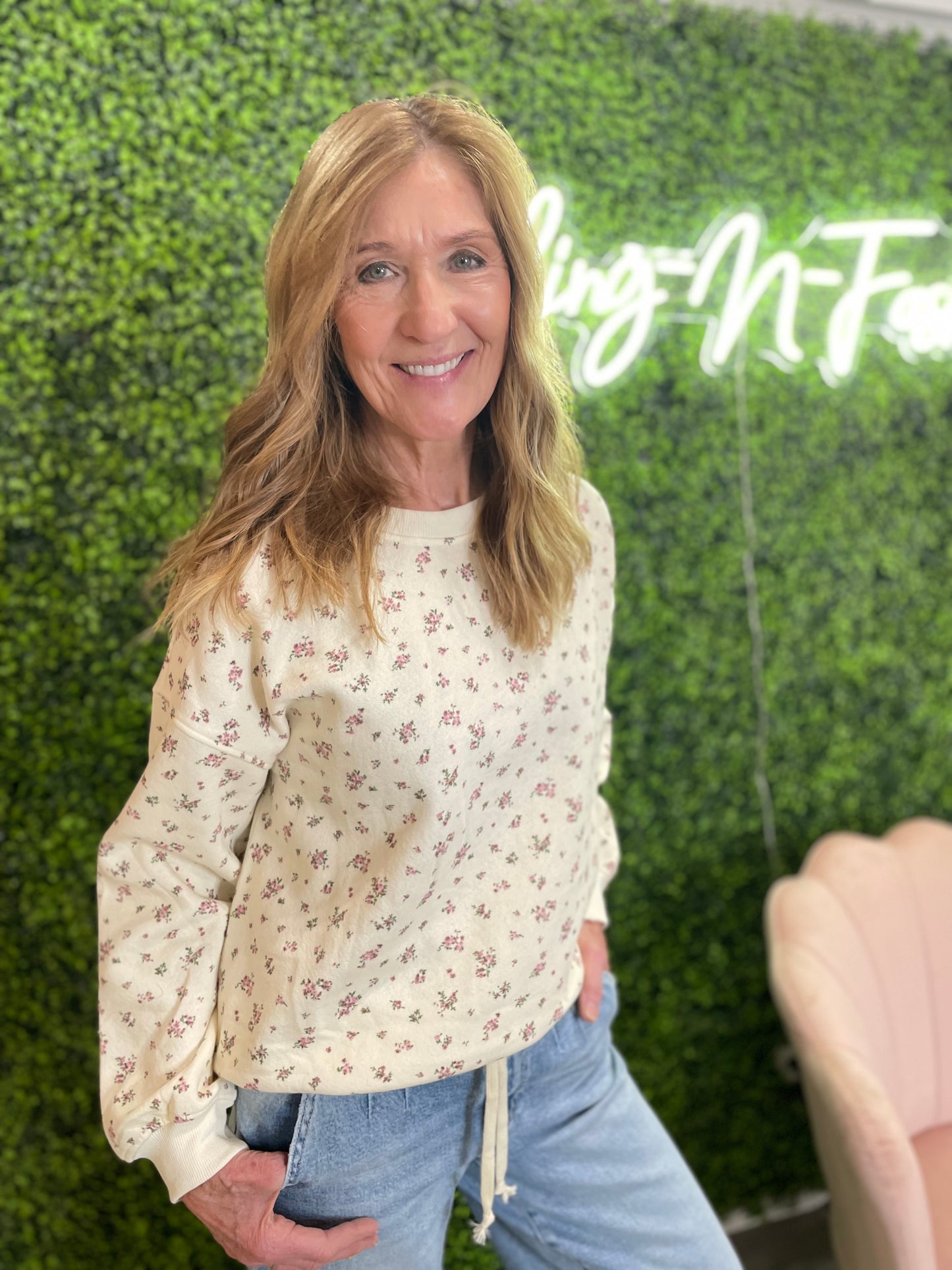 Crissy Floral Crew Neck