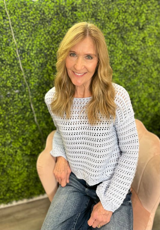 Aubrey Scalloped Hem Sweater