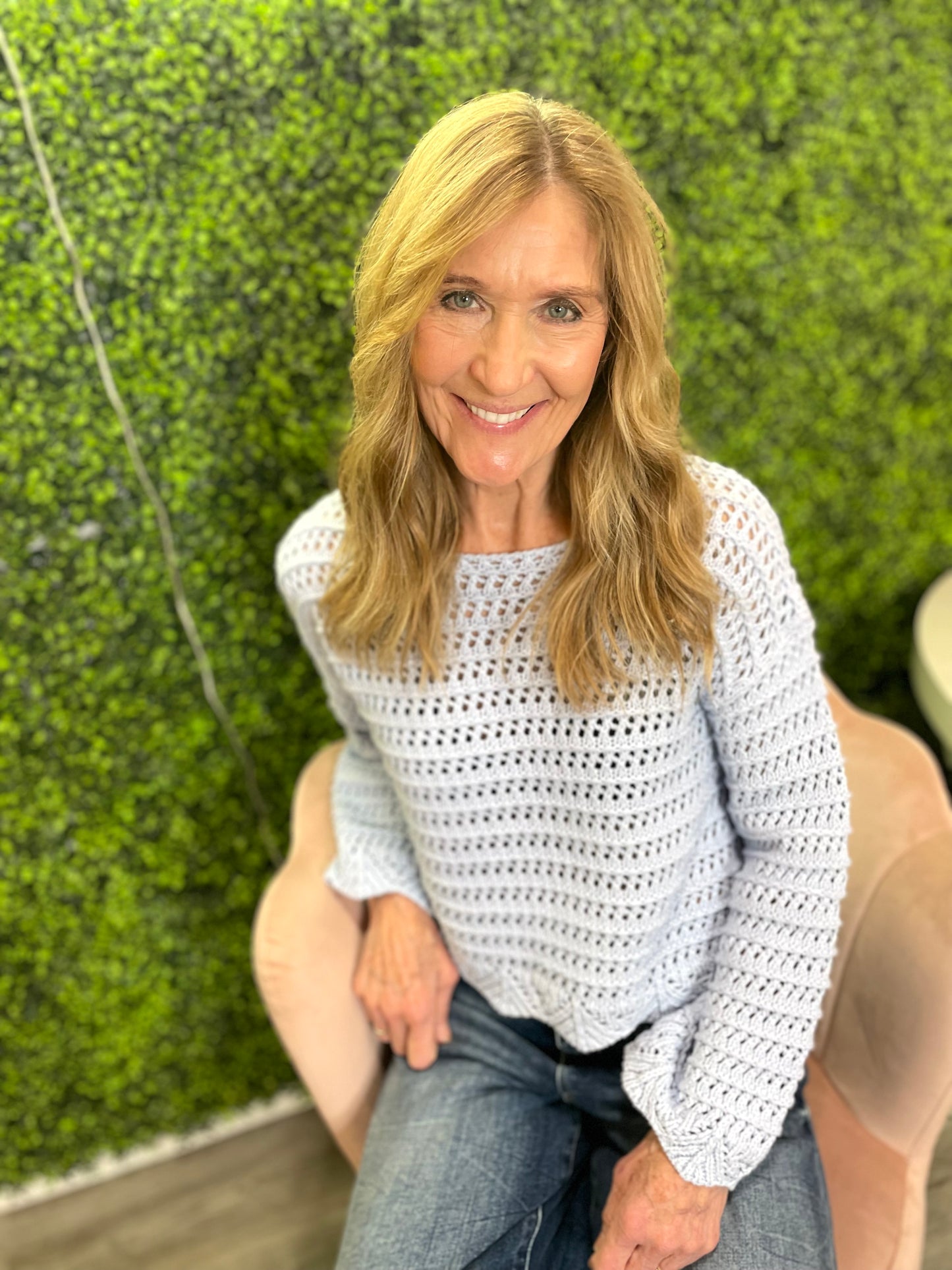 Aubrey Scalloped Hem Sweater