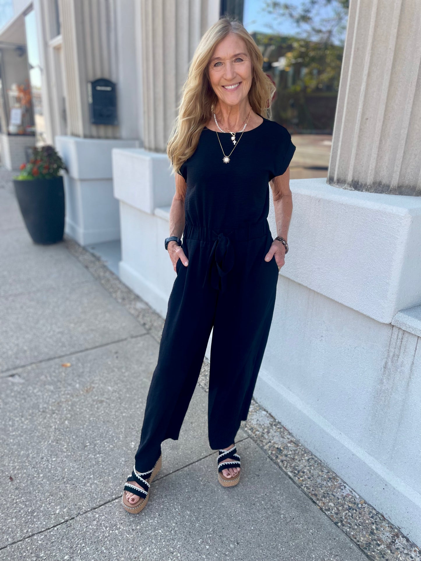 Journee Black Jumpsuit