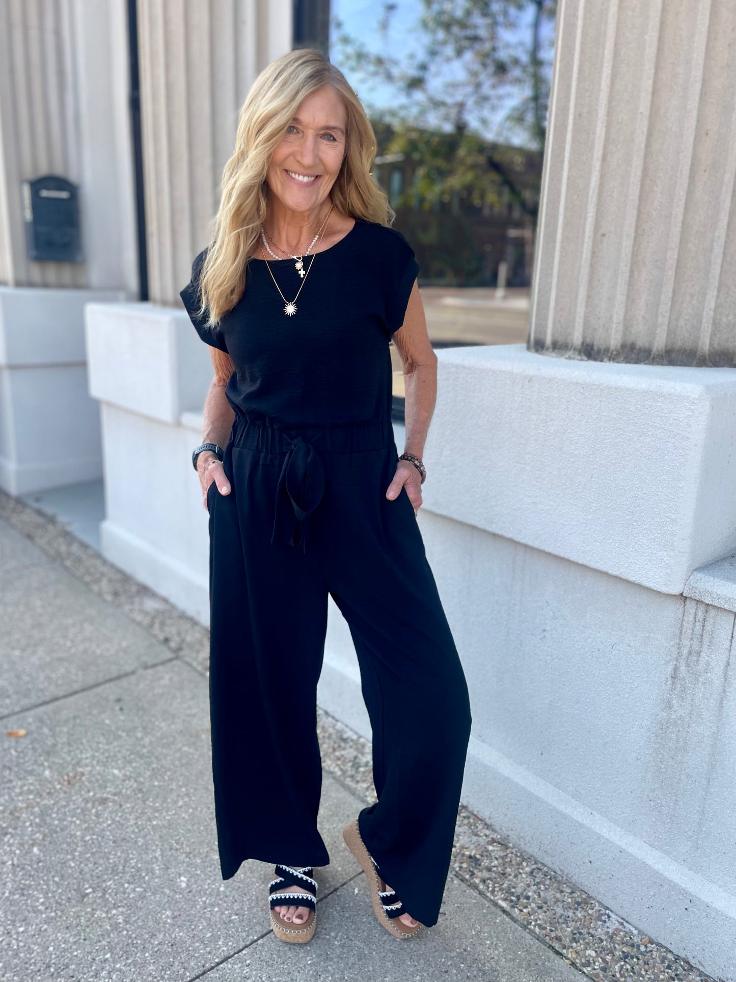 Journee Black Jumpsuit