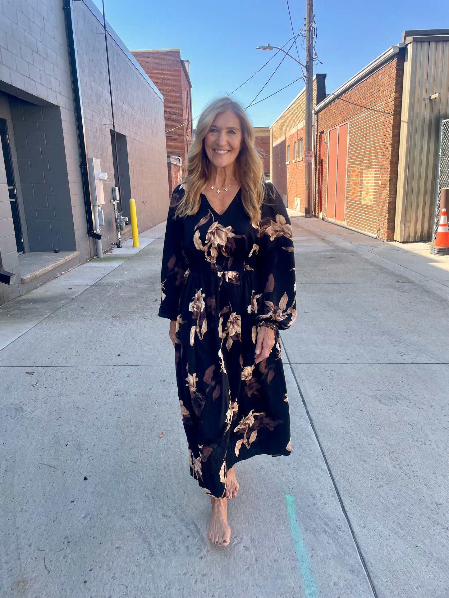 Ellie Floral Maxi Dress