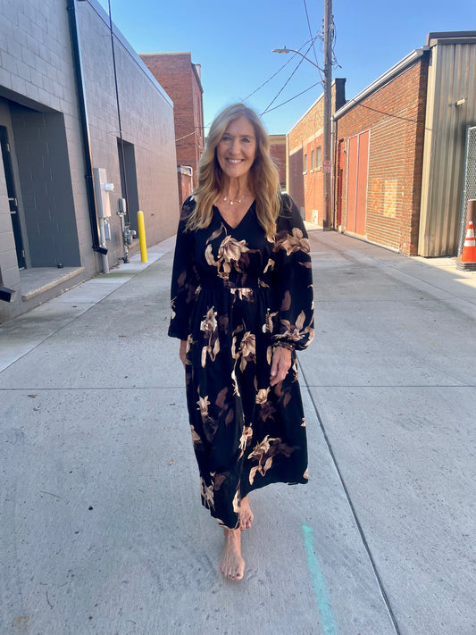 Ellie Floral Maxi Dress