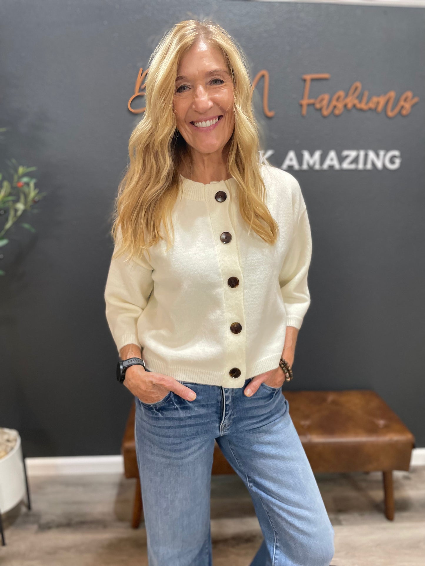 Annie Button Down Cardigan